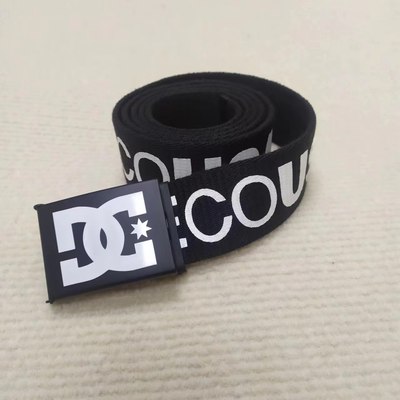 滑雪腰带单双板雪服裤带滑板帆布皮带加长串标潮牌