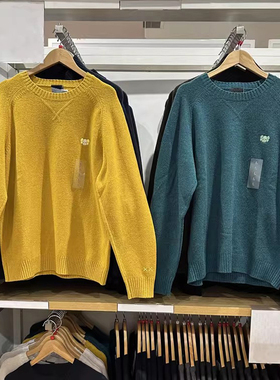 485271 秋冬款男装女装柔软绵羊毛圆领针织衫长袖毛衣毛衫打底衫