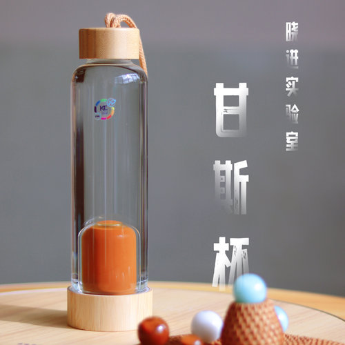 甘斯杯创意新款gans能量杯原创原宿风车用杯带提绳简约大气便携