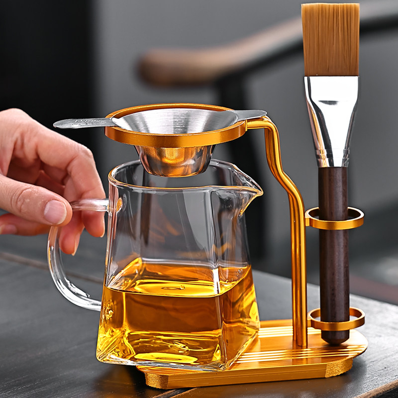 耐热玻璃公道杯加厚玻璃分茶器大号茶海过滤茶漏功夫茶具茶道配件,餐饮具,公道杯,淘宝优惠券,粉丝福利购,淘宝优惠卷
