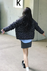 [ 大货已下】跑量款 小个子碎花立领面包服棉衣270-8983P115控188图片