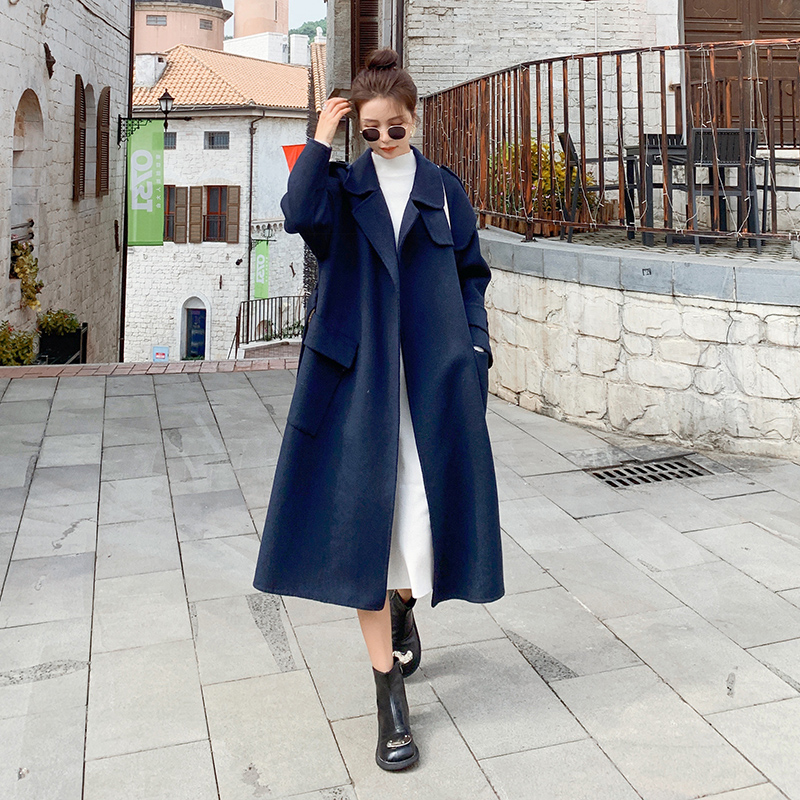 现货2021冬季新款！！风衣式双面羊绒大衣312-F50-P205控308，女装毛呢外套，浙宝270