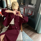 【大货已出】韩版休闲减龄两色牛仔套装270-8962P165控238，女装套装/套裙，浙宝270