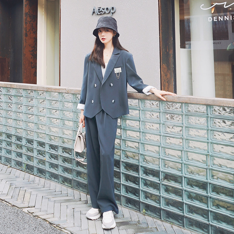 【现货】2023春季新款！！时尚显瘦西装套装312-F32-P155控218，女装西装，浙宝270