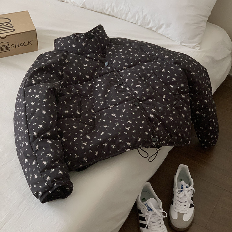 [大货已下】跑量款小个子碎花立领面包服棉衣270-8983P115控188,女装棉衣/棉服,浙宝270