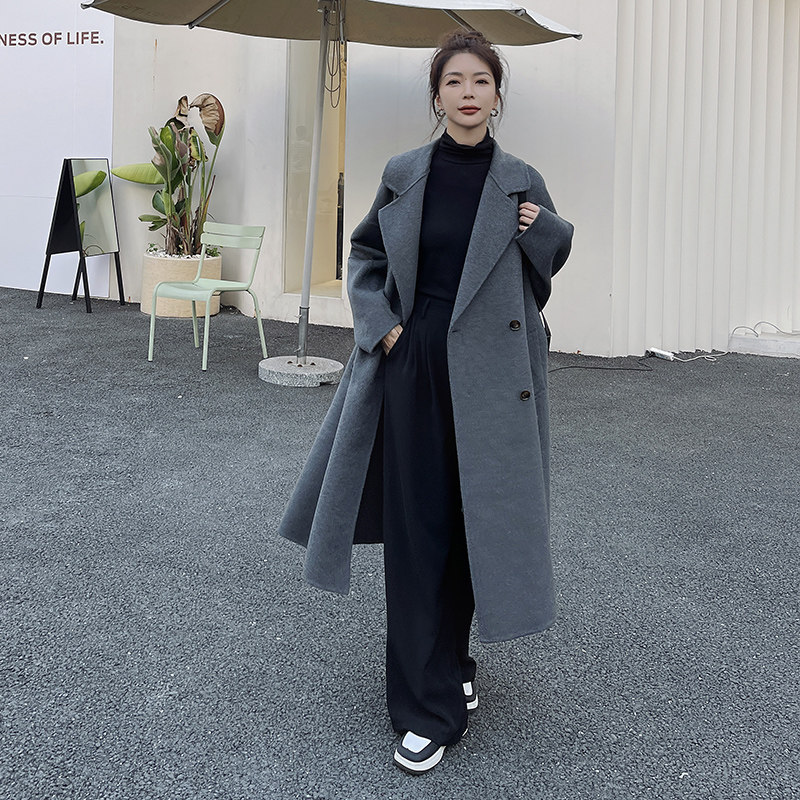【新款-货源充足】西装式双面羊绒大衣270-2272-P285控388,女装毛呢外套,浙宝270