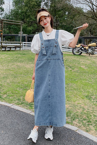 【现货】2023夏季新款休闲百搭背带裙270-2319P115控168图片