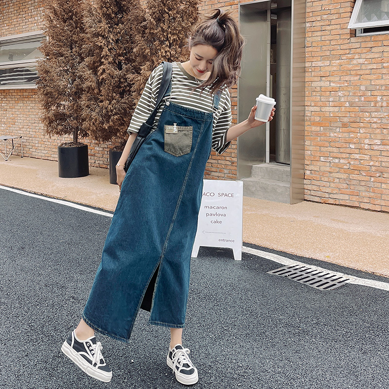 【出货中】2023夏季新款减龄背带裙270-2310P110控168，女装牛仔裤，浙宝270