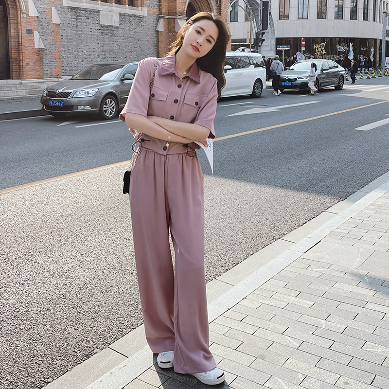 2023【新款】衬衫领小众设计拼色套装270-2323P135控188,女装连衣裙,浙宝270