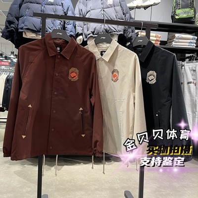 李宁休闲外套2025春季新款男子反伍系列宽松防风保暖夹克AFDV731