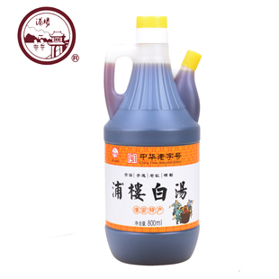 淮安特产浦楼800mL白汤酱油甜油凉拌面条生抽酿造鲜酱油调味品料