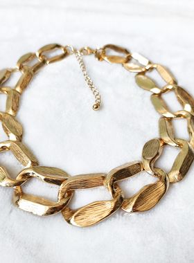 欧美外贸饰品时尚个性夸张大链子项链女气质百搭锁骨链