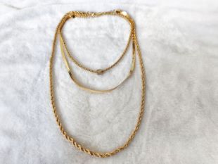 青岛外贸饰品春秋夏季新款潮流时尚百搭简约气质多层裸链子项链