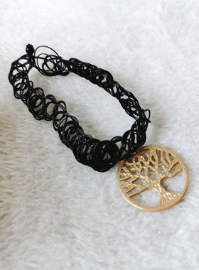 生命树马尾辫发绳弹力佩戴项链