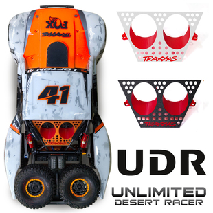 Traxxas UDR 四驱奖杯越野沙漠电动卡车后背散热装饰面板升级外观