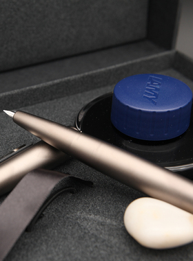 德国代购50年纪念限量Lamy钢笔2000不锈钢拉丝黑凌美送礼原装