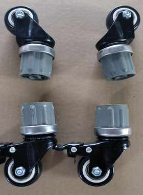 不锈钢置物架配套万向轮子38管专用多功能落地加厚厨房配件可移动