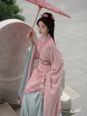 魏晋风汉服斗篷南北朝春秋款