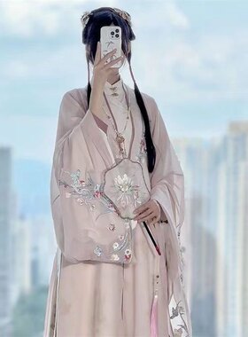 明制汉服女装新款2025爆款刺绣
