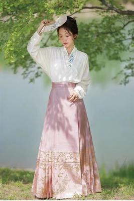 汉服女马面裙夏季薄款套装复古