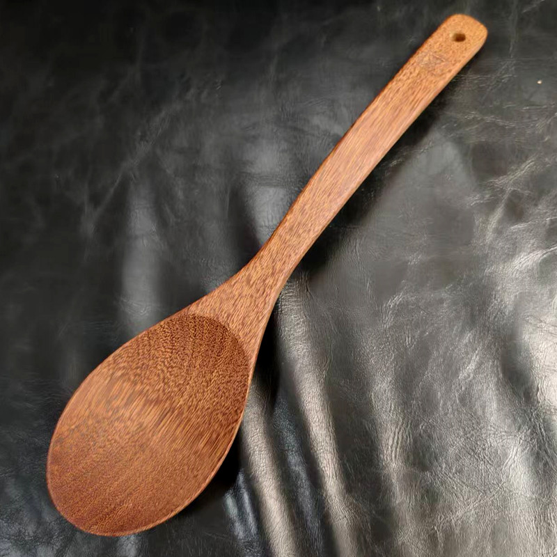 鸡翅木弯柄大号实木质盛汤勺粥勺