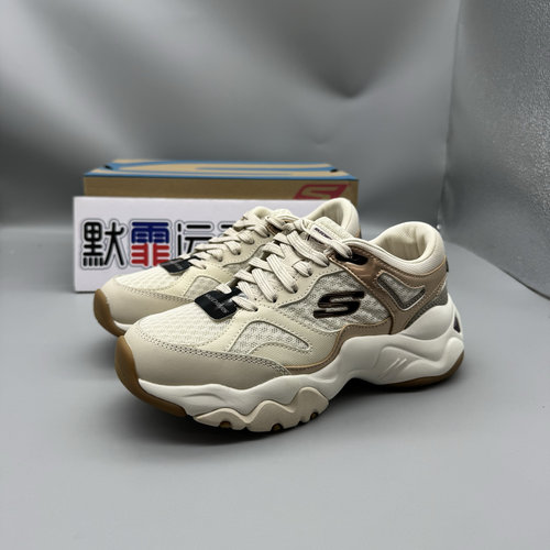 Skechers斯凯奇女鞋新款时尚运动鞋厚底增高熊猫老爹鞋12958