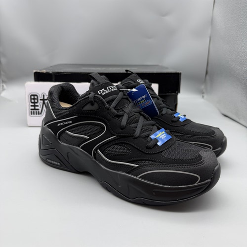 Skechers斯凯奇男鞋新款黑武士减震回弹增高气泡熊猫老爹鞋232425