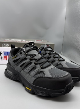 斯凯奇Skechers男士气垫缓震复古时尚运动鞋户外登山鞋厚200140