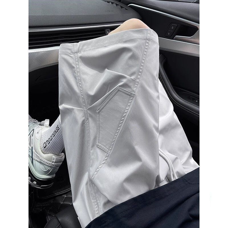 工装运动中裤新款短裤大码休闲外穿子五分裤灰色夏季宽松2025男女