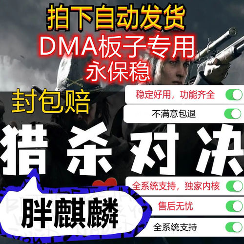 DMA猎杀对决辅助科技原力Hunt: Showdown魔法大号1896板子专用