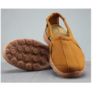 新款防滑轻底布面罗汉鞋出家人比丘夏季男女款了尘僧人鞋子春季僧