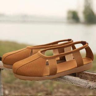 新款和尚鞋佛家夏季罗汉鞋出家僧人凉鞋尼姑透气网布鞋居士男女禅