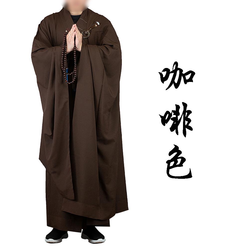 了尘牌曼衣受戒搭衣出家人用品僧服僧衣居士服台湾麻缦衣透气精品