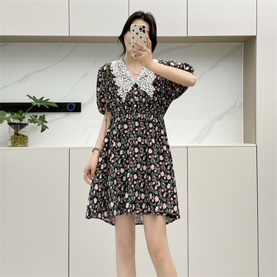 赛娜格夏季女士花色连衣裙