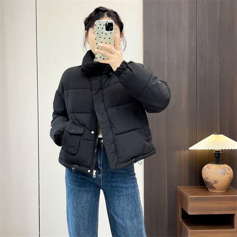 惠衣阁秋冬女立领棉衣短款棉袄韩版宽松休闲保暖加厚棉服外套