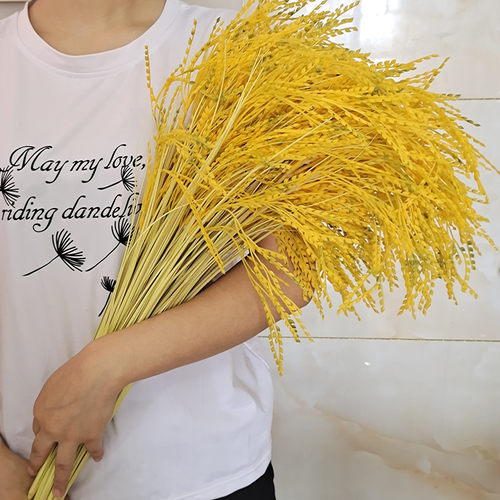 仿真麦穗拍摄道具户外客厅塑料花