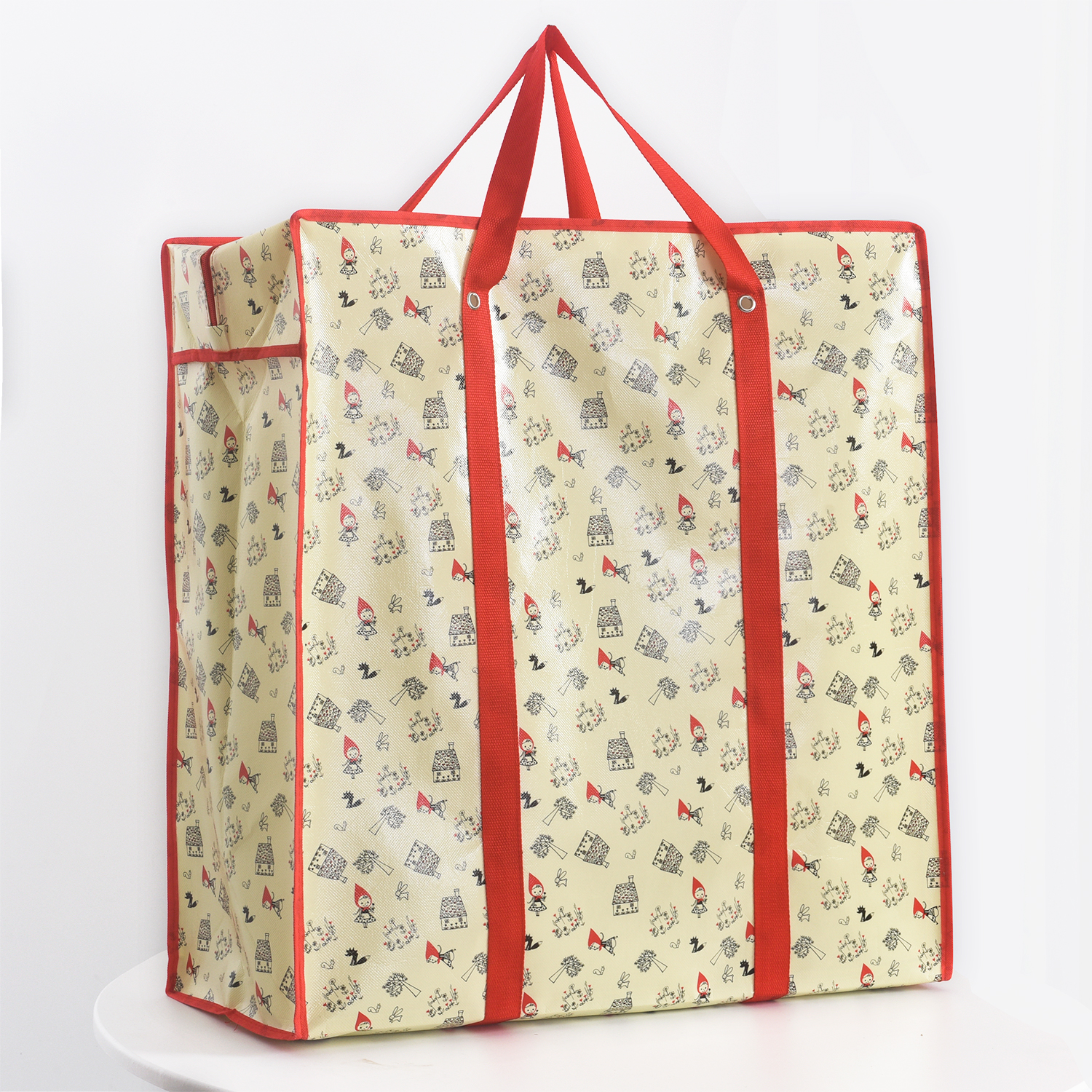 特大号搬家袋无纺布袋加厚编织袋行李袋卡通防水收纳包批发手提袋