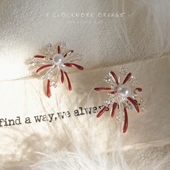 「红焰花火」新年烟花氛围感微镶锆石925银针耳钉精致百搭高级感