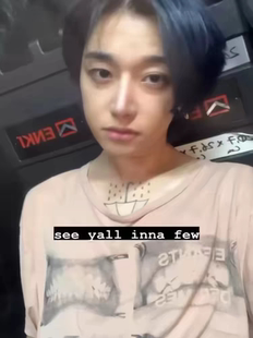 定制棉水洗t恤 富二代牙齿印花短袖 街巷李圣俊同款 ERD20FW忧郁