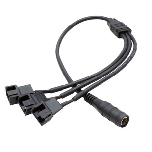 DC轉(zhuǎn)4Pin線 電腦機(jī)箱風(fēng)扇轉(zhuǎn)接線12V電源適配器轉(zhuǎn)風(fēng)扇一分三電源線