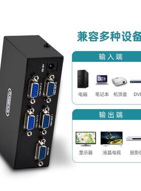 四路电脑一进分频共享器