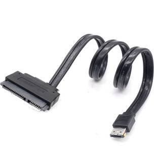 SATA 22P硬盘转接线高速 Power ESATA USB二合一数据线转换易驱线