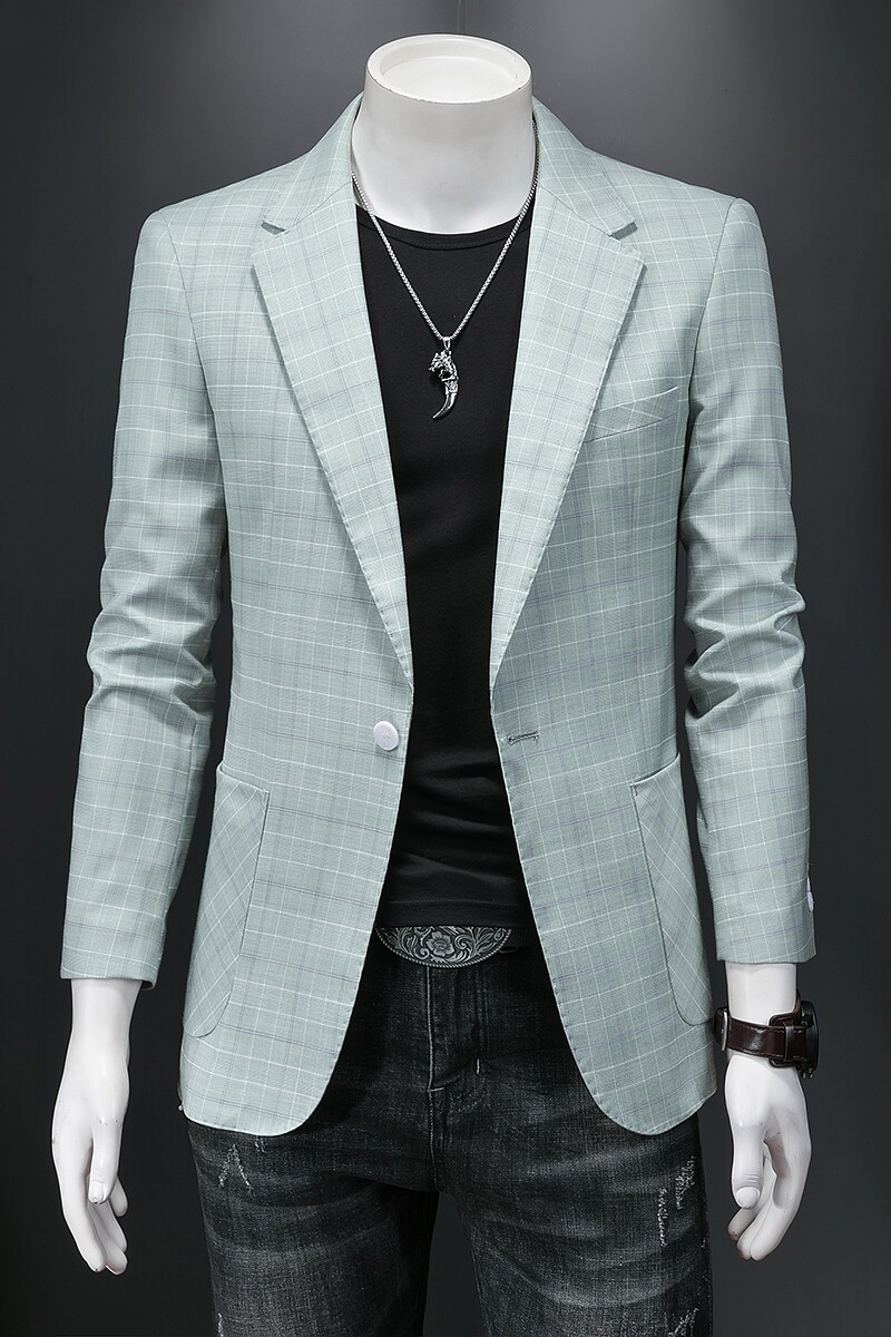 秋季西服上装免烫抗皱男士西服春季上衣男士小西服春秋春季薄款,男装西服,电商D216-1