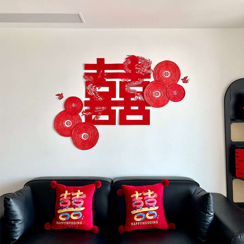 【新品上新新中式婚房装饰】