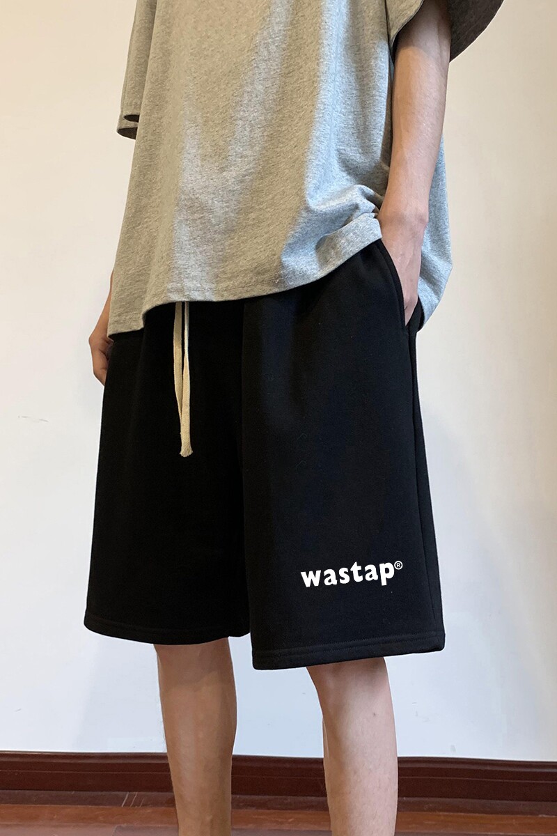 ！22夏季新款宽松大码港风wastap字母短裤卫裤DK1709-P35控49,男装牛仔裤,星座508（原C305）