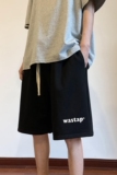 ！22夏季新款宽松大码港风wastap字母短裤卫裤DK1709-P35控49，男装牛仔裤，星座508（原C305）