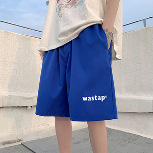 ！22夏季新款宽松大码港风wastap短裤冰丝短裤DK1609   P20图片