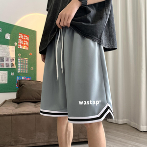 ！22夏季新款宽松大码港风wastap短裤篮球裤DK1909-P25控38图片