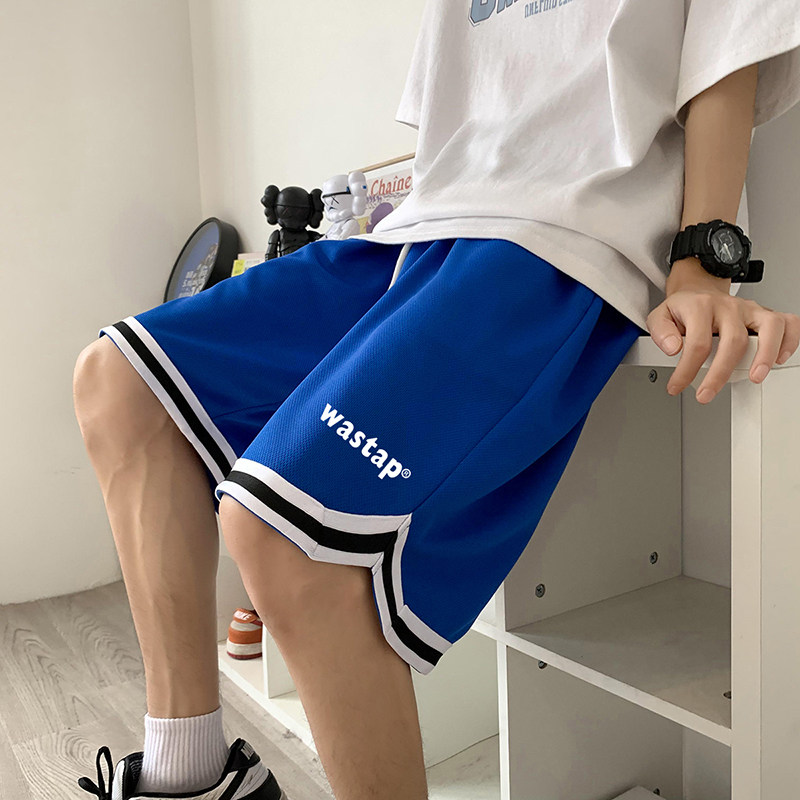 ！22夏季新款宽松大码港风wastap短裤篮球裤DK1909-P25控38,男装牛仔裤,星座508（原C305）