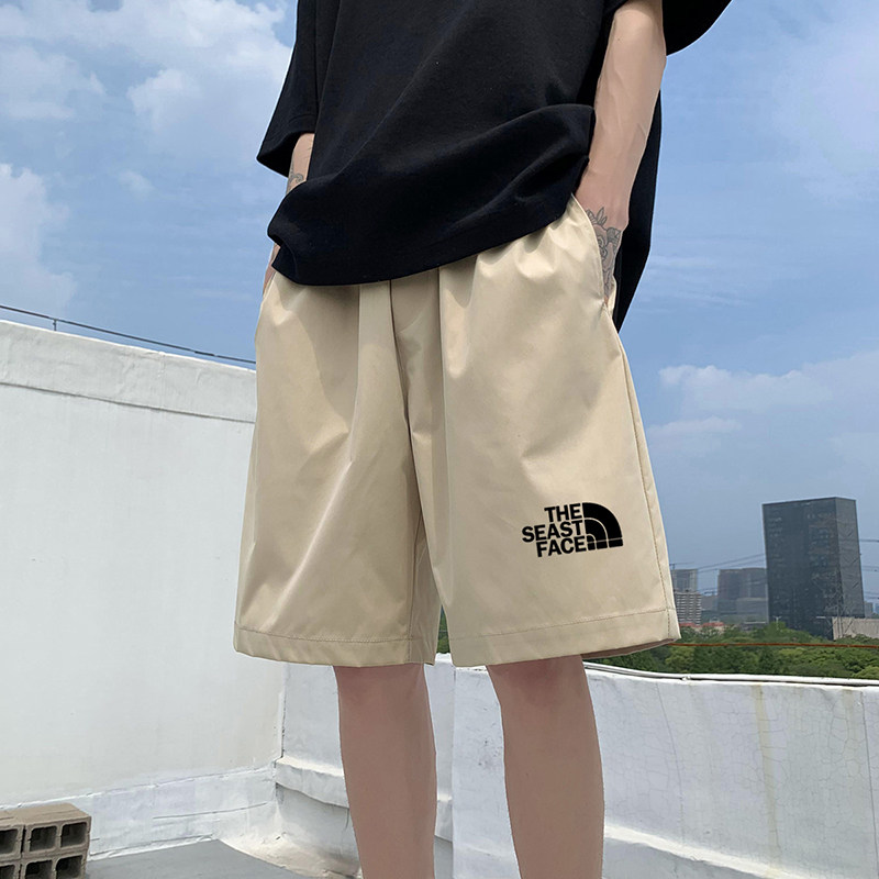 ！22夏季新款宽松大码港风S东面短裤冰丝短裤DK1630P20,男装牛仔裤,星座508（原C305）